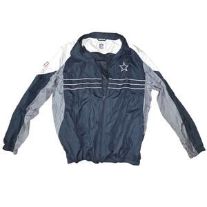 Vintage Dallas Cowboys NFL Mens XL Wind-Breaker Jacket Sports Illustrated